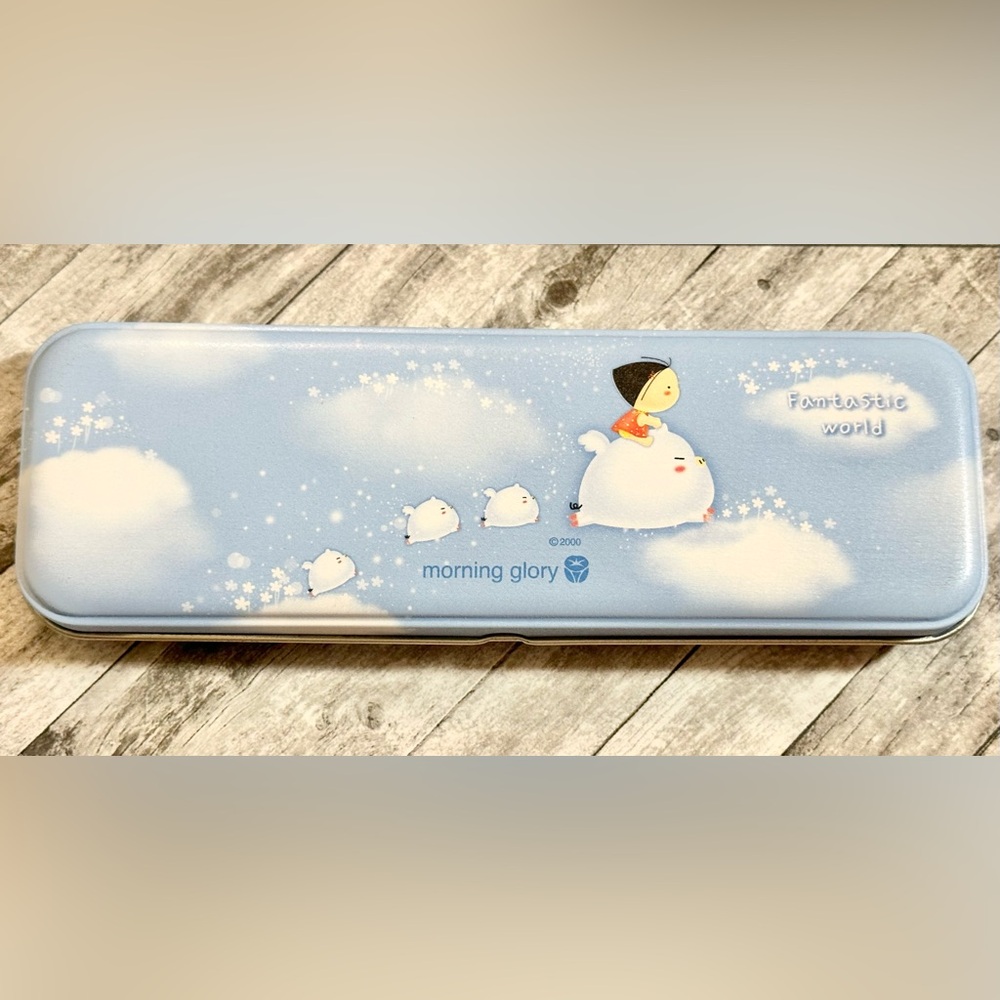 Vintage morning glory pencil case NEW